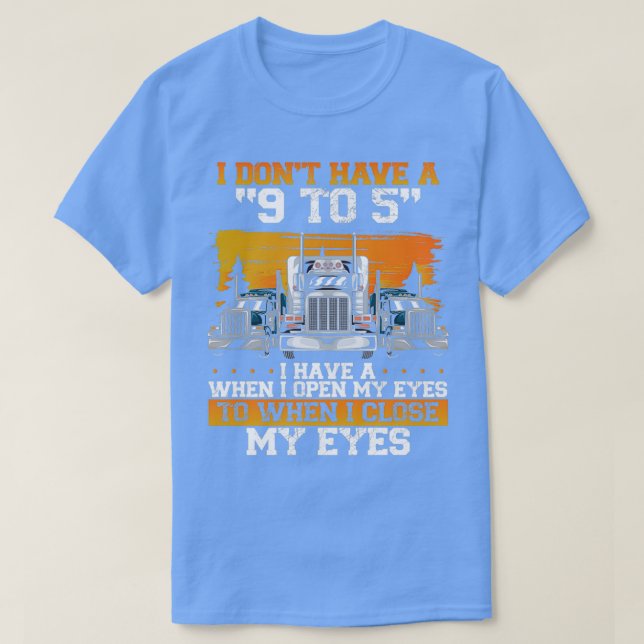 Camiseta Conductor de camiones Semi (Diseño del anverso)