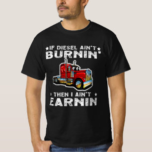 Camiseta Conductor de camiones semirremolque de la platafor