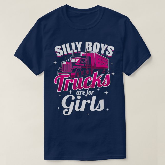 Camiseta Conductor de Camiones Silly (Diseño del anverso)