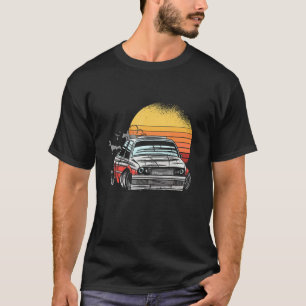 Camiseta Conductor de coche Race Car Driver Vintage Retro