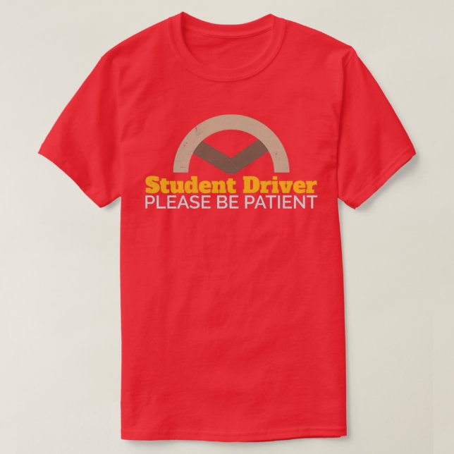 Camiseta Conductor de controlador para estudiantes Por Favo (Diseño del anverso)