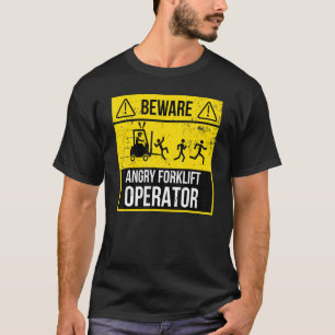 Camiseta Conductor de elevación de la horquilla del operado