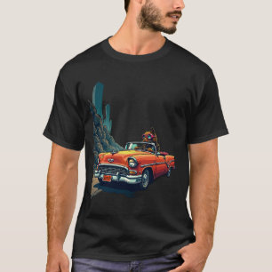 Camiseta Conductor de gato post apocalíptico Supervivencia