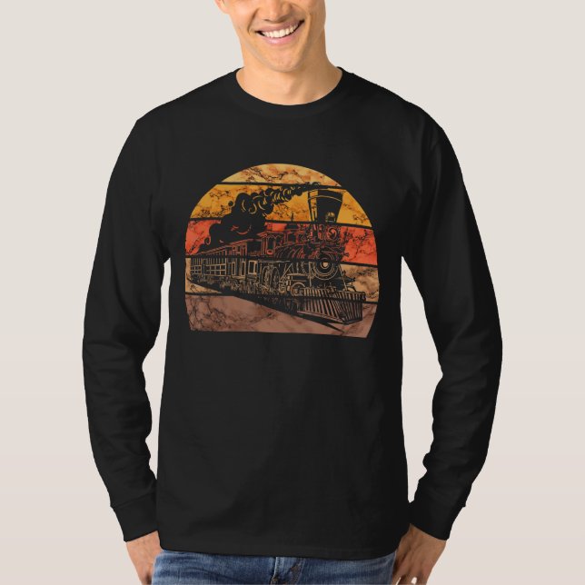 Camiseta Conductor de Locomotora del Ventilador Modelo del  (Anverso)