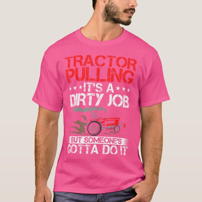 Camiseta Conductor de Tractor de Remolque de Camión Tractor (Anverso)