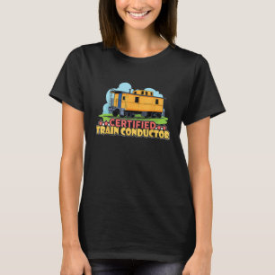Camiseta Conductor de Tren Certificado Transporte Ferrocarr