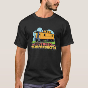 Camiseta Conductor de tren certificado transporte ferroviar