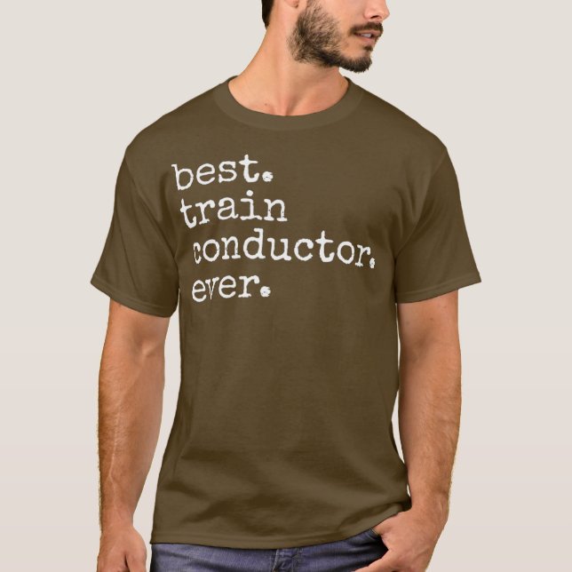 Camiseta Conductor de trenes (Anverso)