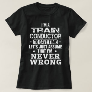 Camiseta Conductor de trenes