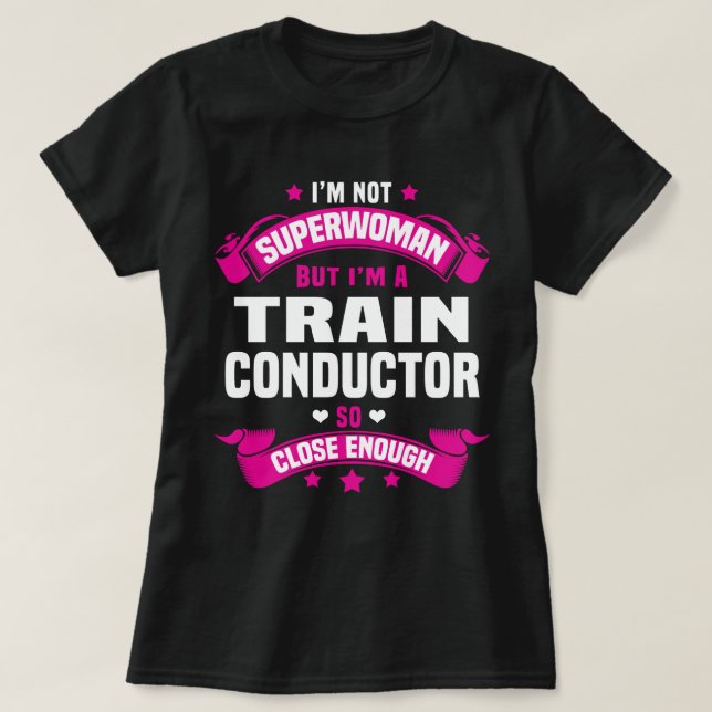 Camiseta Conductor de trenes (Diseño del anverso)