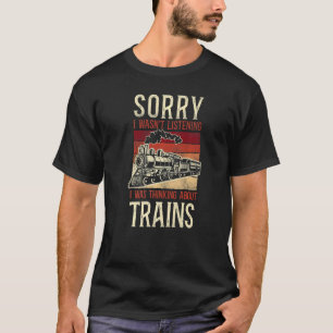 Camiseta Conductor de trenes de vapor Trainspotting Locomot