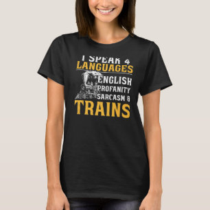 Camiseta Conductor de trenes de vapor Trainspotting Locomot