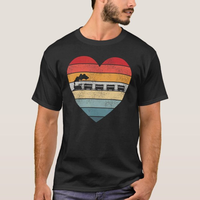 Camiseta Conductor de trenes de vapor Trainspotting Locomot (Anverso)
