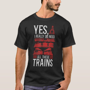 Camiseta Conductor de trenes de vapor Trainspotting Locomot
