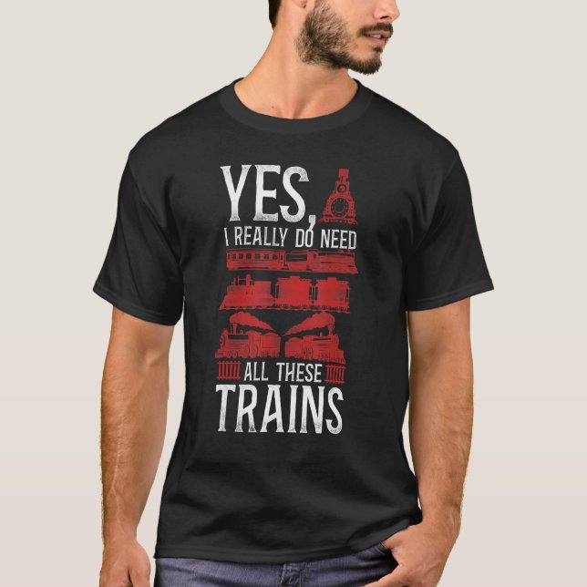 Camiseta Conductor de trenes de vapor Trainspotting Locomot (Anverso)