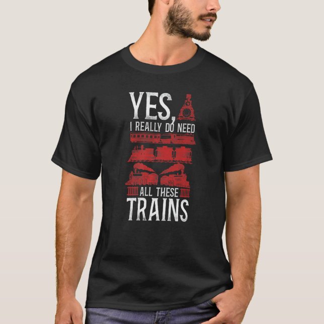 Camiseta Conductor de trenes de vapor Trainspotting Locomot (Anverso)