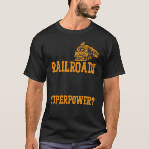 Camiseta Conductor de trenes de vapor Trainspotting Locomot