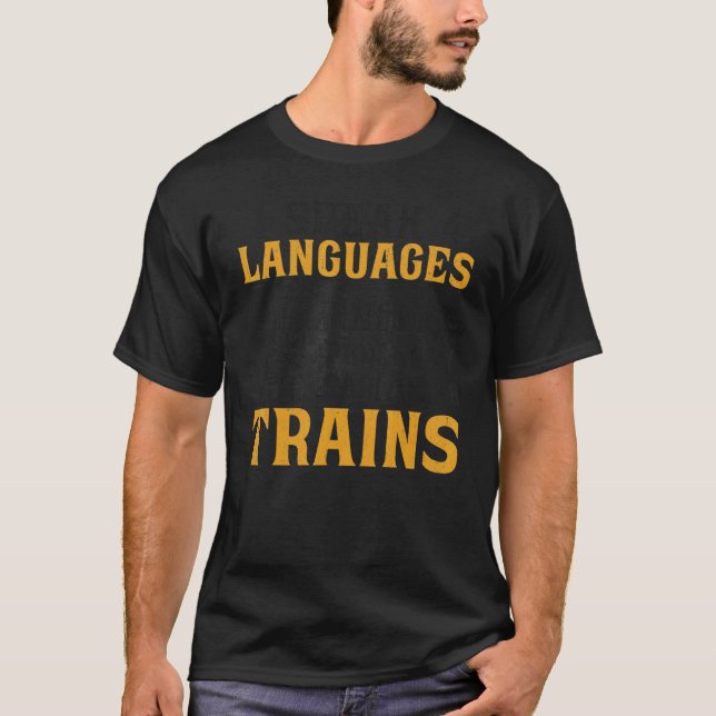 Camiseta Conductor de trenes de vapor Trainspotting Locomot (Anverso)