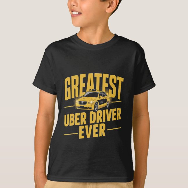Camiseta Conductor de Uber Cada Vez Funny 1 (Anverso)