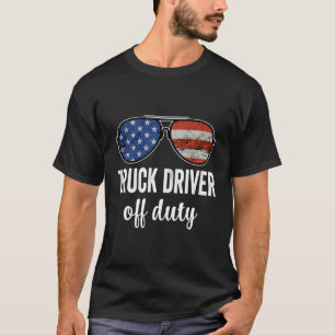 Camiseta Conductor de un camión fuera de servicio gafas de