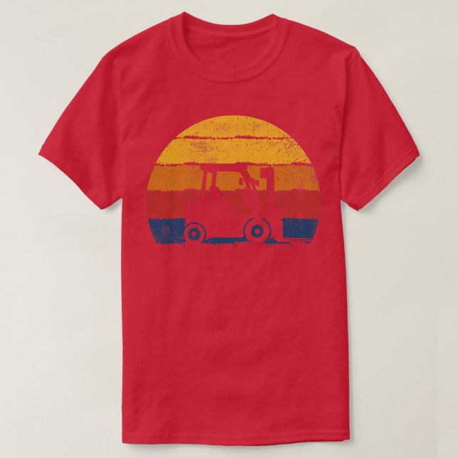 Camiseta Conductor del elevador de horquilla (Diseño del anverso)
