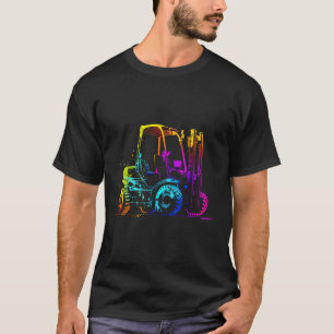 Camiseta Conductor del elevador de horquilla del conductor