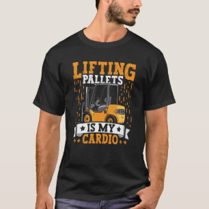 Camiseta Conductor del elevador de horquilla del elevador d