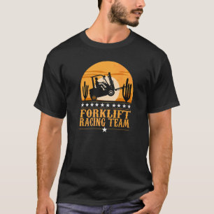 Camiseta Conductor del elevador de horquilla del equipo de
