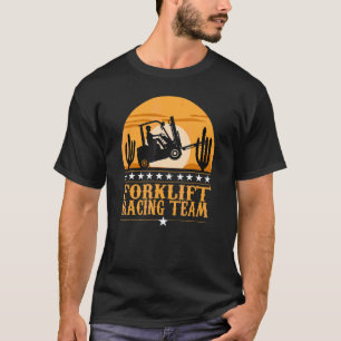 Camiseta Conductor del elevador de horquilla del equipo de