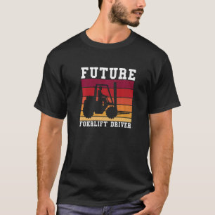 Camiseta Conductor del elevador de horquilla del volante de