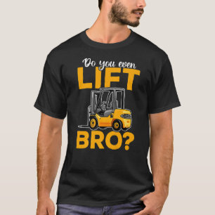 Camiseta Conductor del elevador de la horquilla del operado