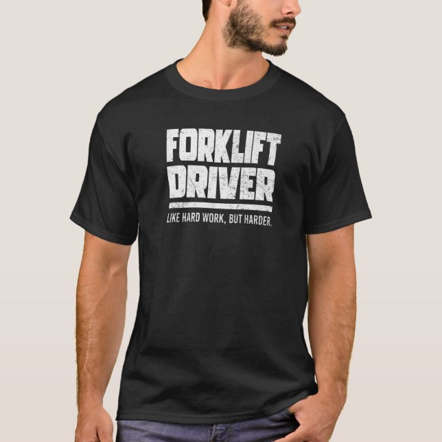Camiseta Conductor del elevalunas eléctrico como trabajo du (Anverso)