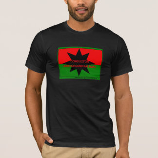 Camiseta conductor del ferrocarril subterráneo