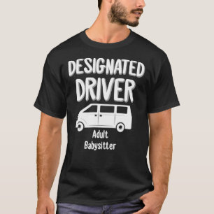 Camiseta Conductor designado Fiesta de bebedores adultos