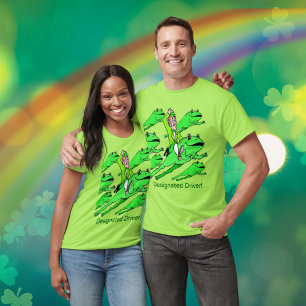 Camiseta Conductor designado St Patrick's Day Unisex