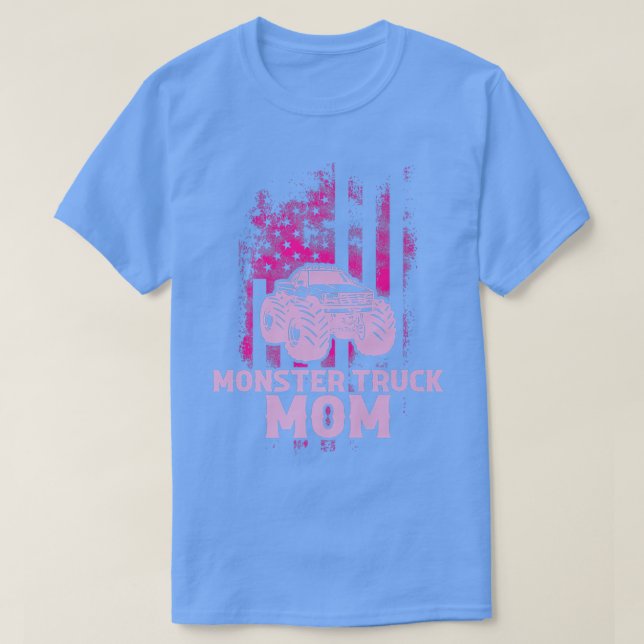 Camiseta Conductor Divertido de Camión Monstruo 2092 (Diseño del anverso)