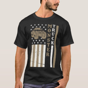 Camiseta Conductor Divertido de Camión Monstruo 2098