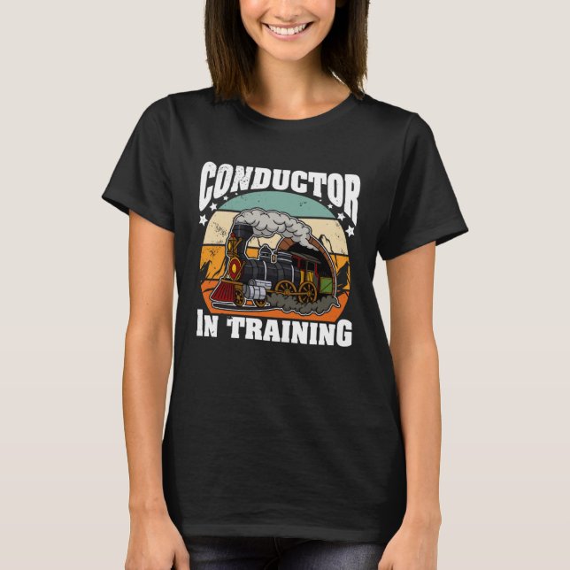 Camiseta Conductor railroad Model station Railway worker  1 (Anverso)