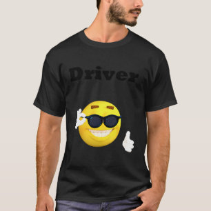 Camiseta Conductor Taxi Entrega de Camión Rideshare Conduct