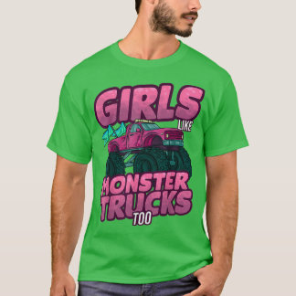 Camiseta Conductora de automóvil madre Monster Truck Mujere