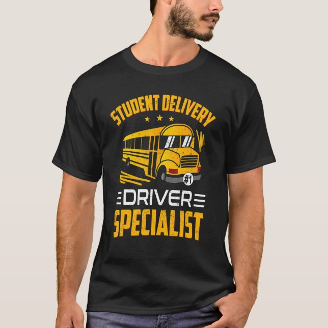 Camiseta Conductores de autobús escolares para estudiantes (Anverso)
