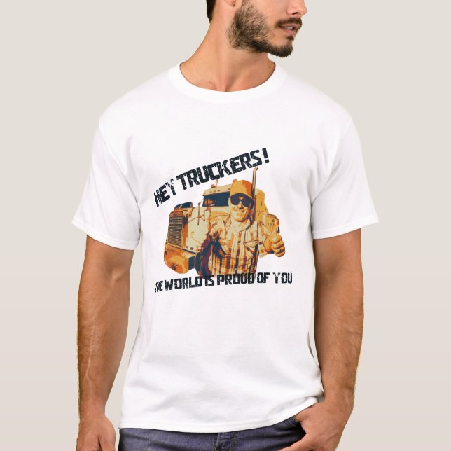 Camiseta Conductores de camiones orgullosos (Anverso)