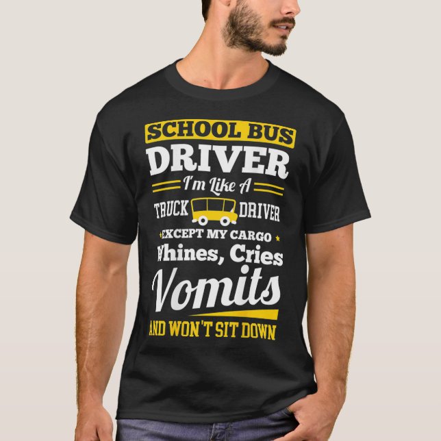 Camiseta Conductores de distrito escolar conductores de aut (Anverso)