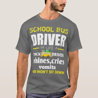 Camiseta Conductores de distrito escolarConductor de autobú
