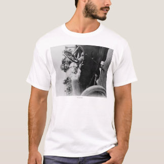 Camiseta Conductores en un sedero para la fotografía de la