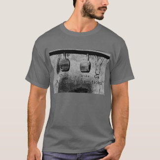 Camiseta Conduzca el palillo (blanco y negro)
