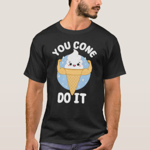 Camiseta Cone Do It Cuke Kawaii Food Pun