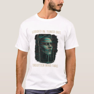 Camiseta Conectado, Desconectado – Arte de Identidad Fallid
