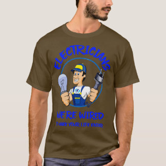 Camiseta Conectado para facilitar la vida de un electricist