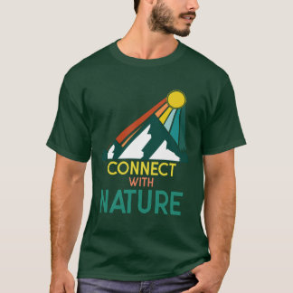 Camiseta Conectarse con la naturaleza - verano.